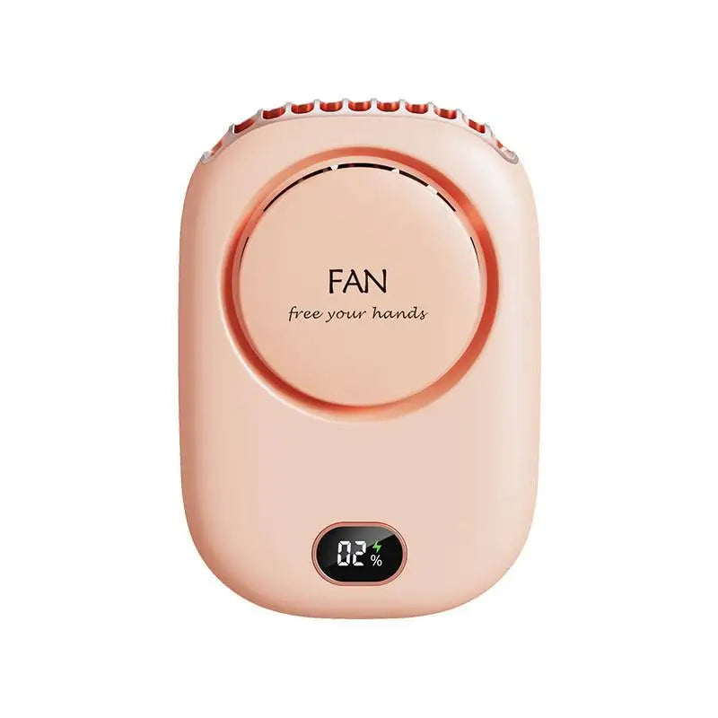Stay Cool Anywhere with Our Portable Lazy Hanging Neck Fan - Bladeless, USB Rechargeable, and Mute for Outdoor Sports!